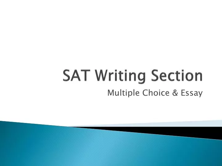 sat writing section