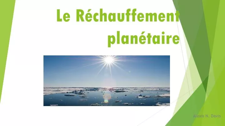 le r chauffement plan taire
