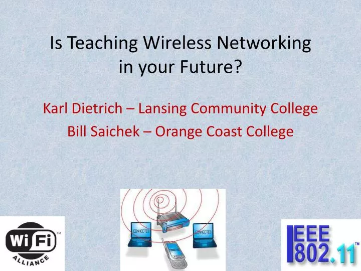 is teaching wireless networking in your future