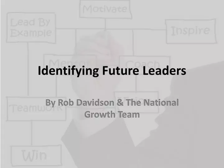 identifying future leaders