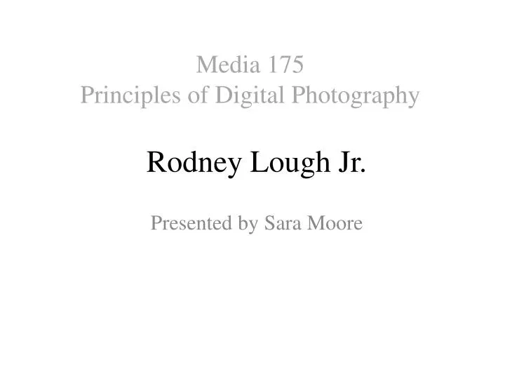 media 175 principles of digital photography