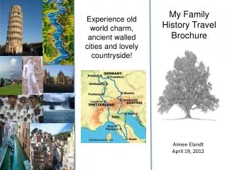 My Family History Travel Brochure