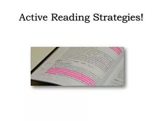Active Reading Strategies!