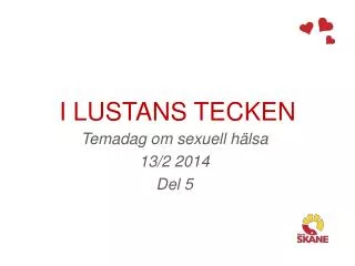 i lustans tecken
