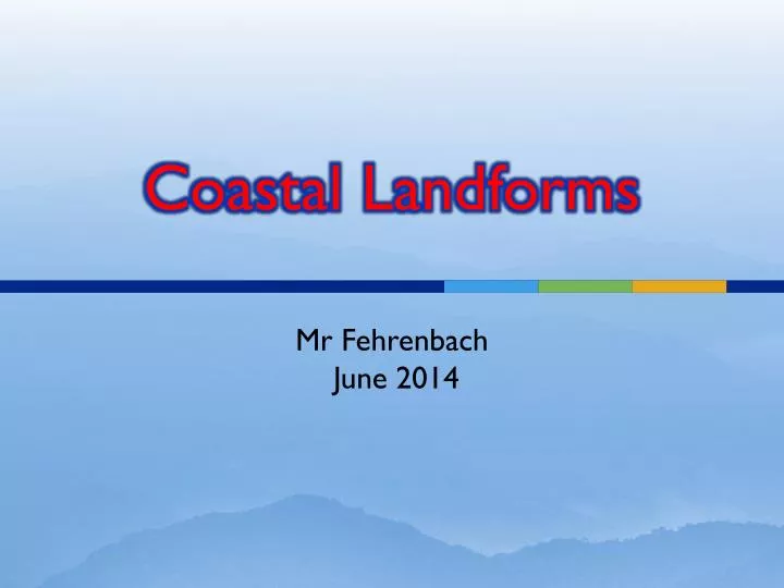 coastal landforms
