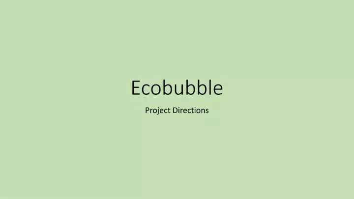 ecobubble