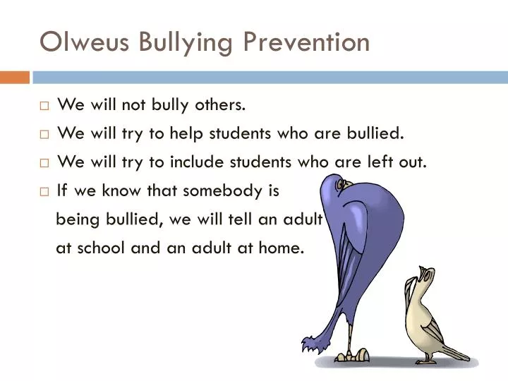 olweus bullying prevention