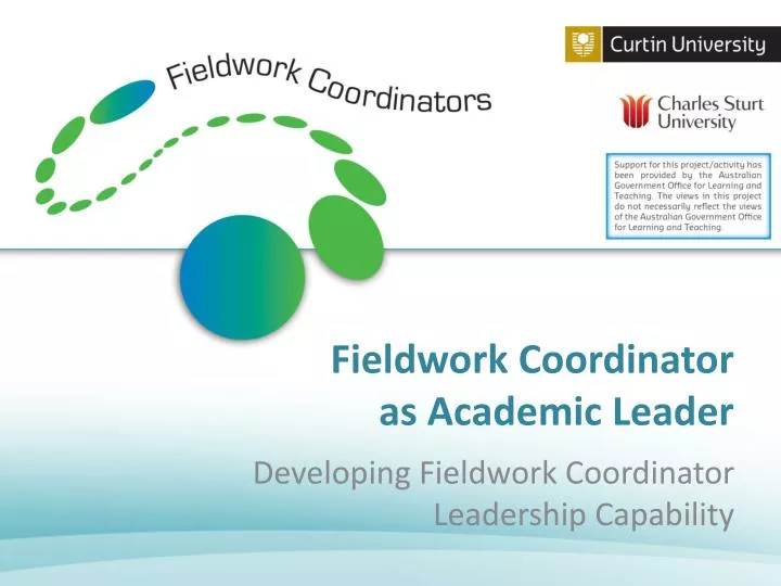 fieldwork coordinator as academic leader