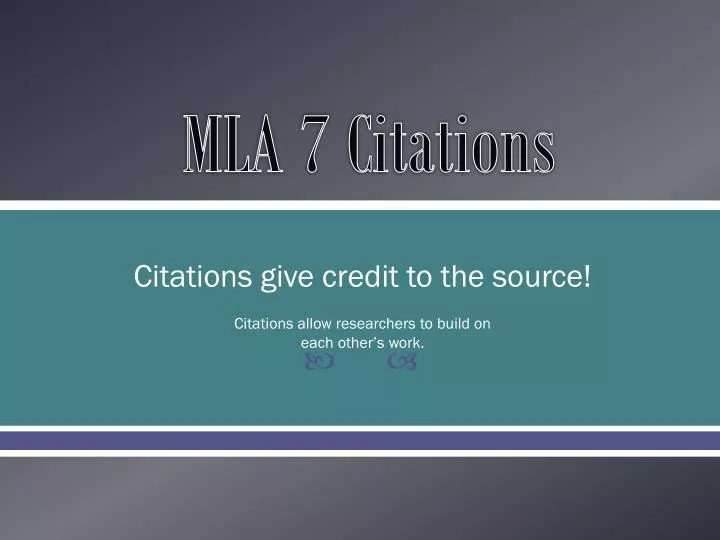 mla 7 citations