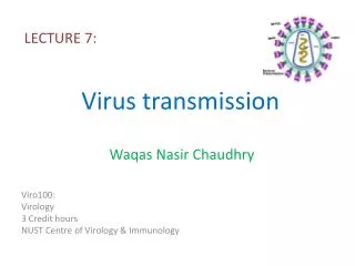 Virus transmission