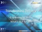 Transforming Delivery - slide 1