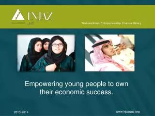 Empowering young people to own their economic success.