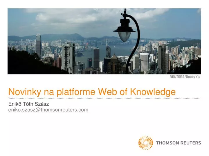 novinky na platforme web of knowledge
