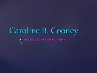 Caroline B. Cooney