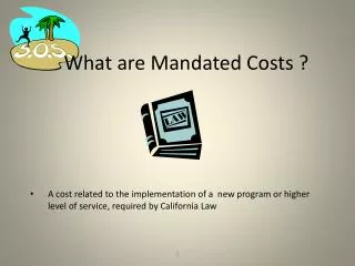 What are Mandated Costs ?