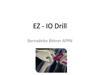 EZ - IO Drill
