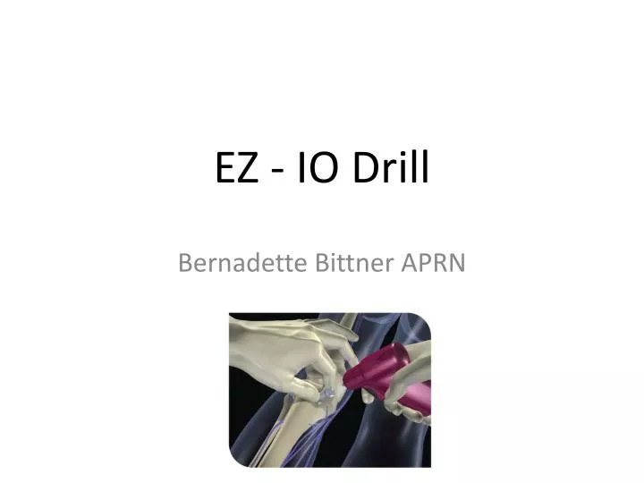 ez io drill