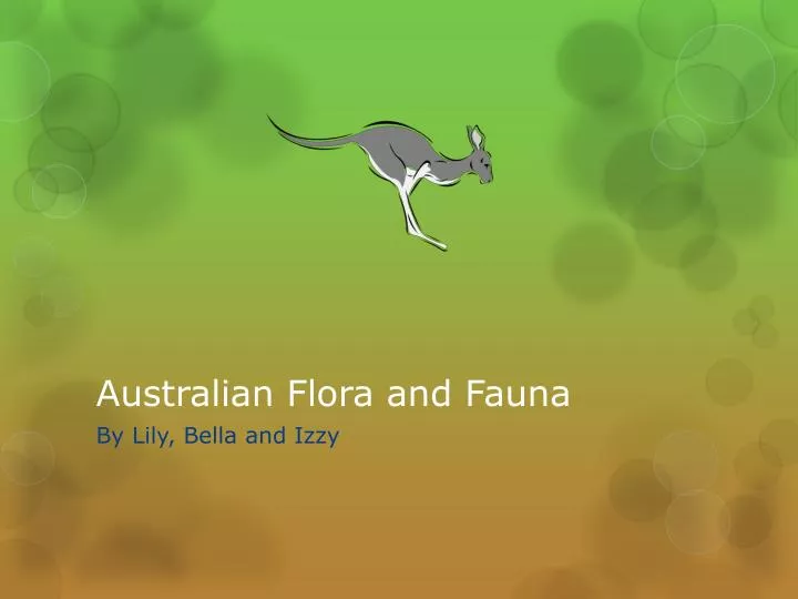 australian flora and fauna