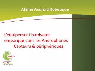 Atelier Android Robotique