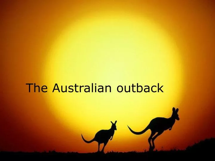 the australian outback