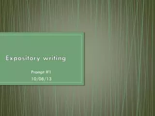 expository writing