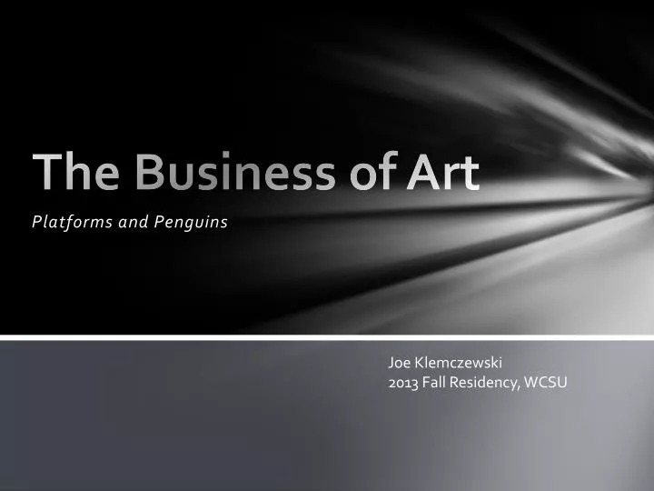 the business of art