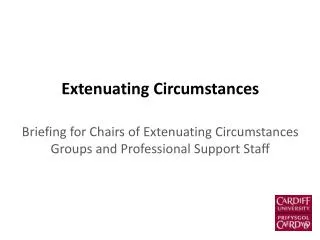 Extenuating Circumstances