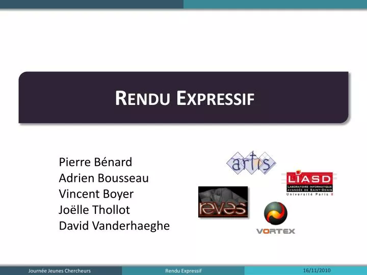 rendu expressif