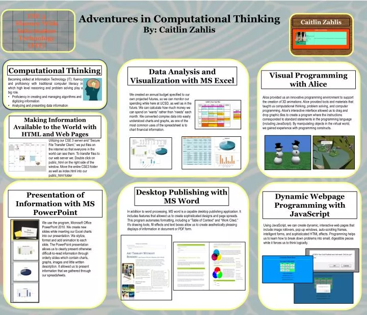 adventures in computational thinking by caitlin zahlis