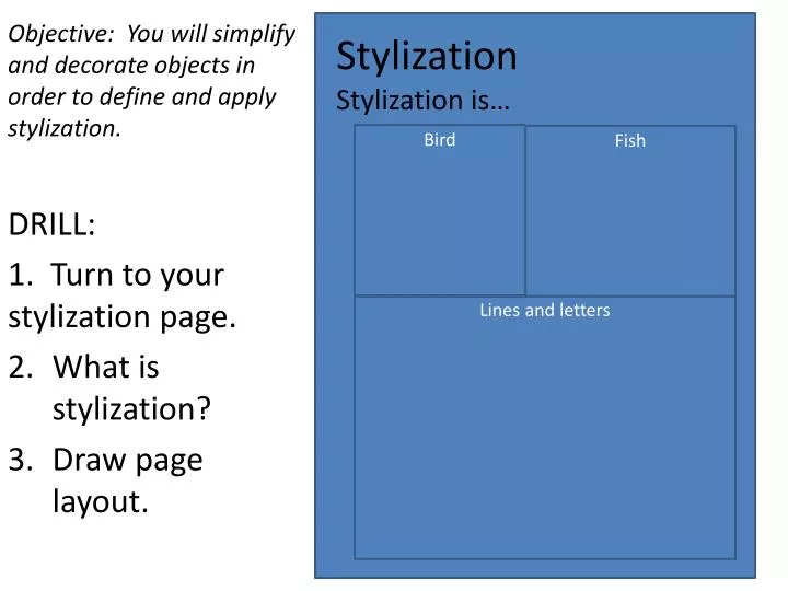 stylization stylization is