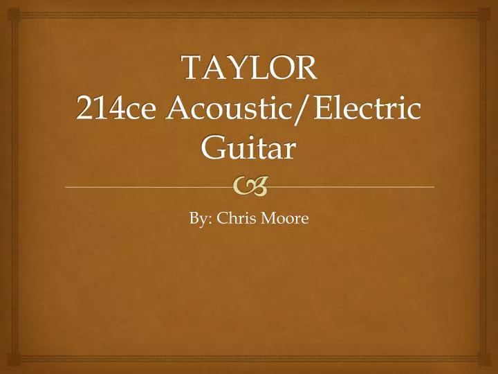 taylor 214ce acoustic electric guitar