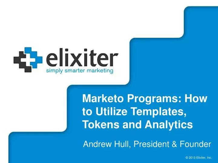 marketo programs how to utilize templates tokens and analytics