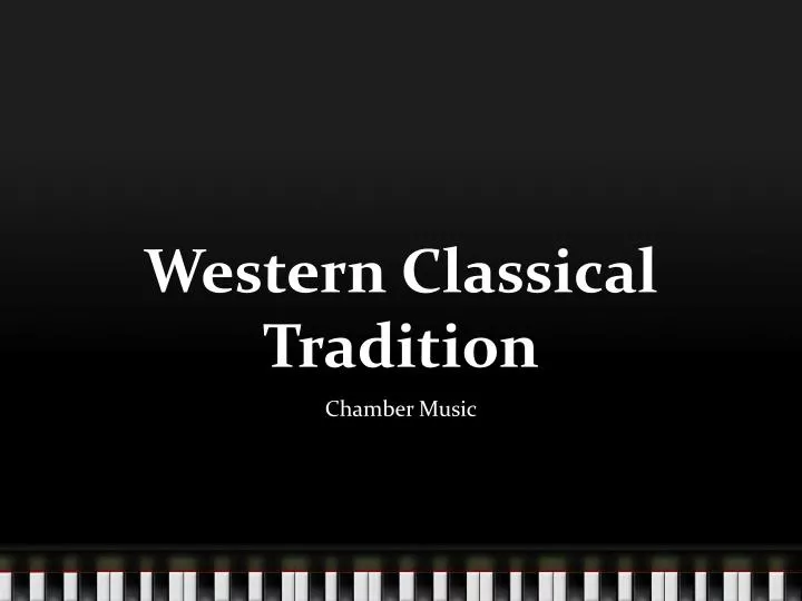 western classical tradition