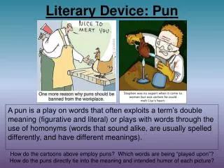 Literary Device: Pun
