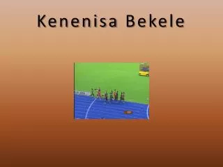 Kenenisa Bekele