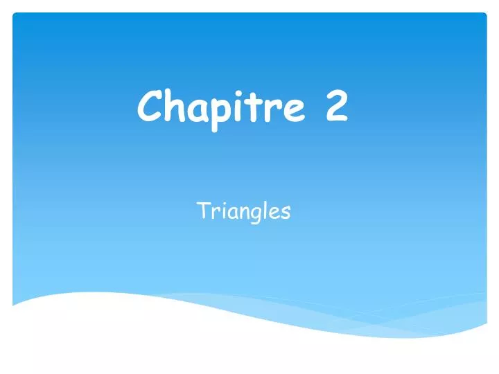 chapitre 2