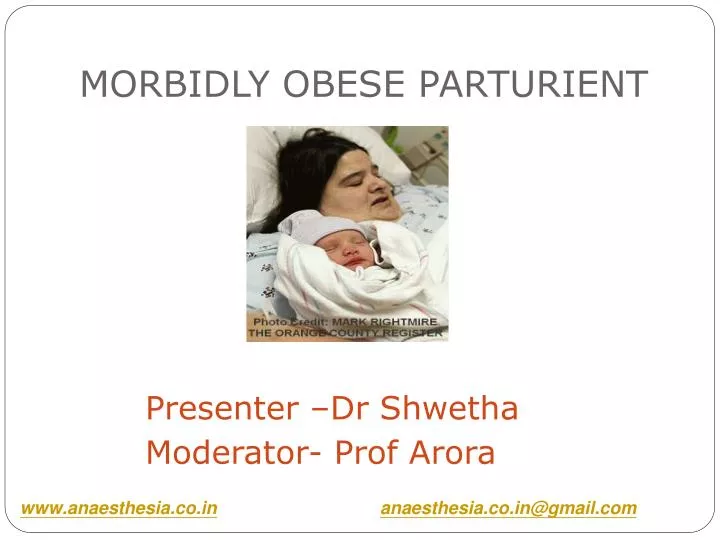 morbidly obese parturient