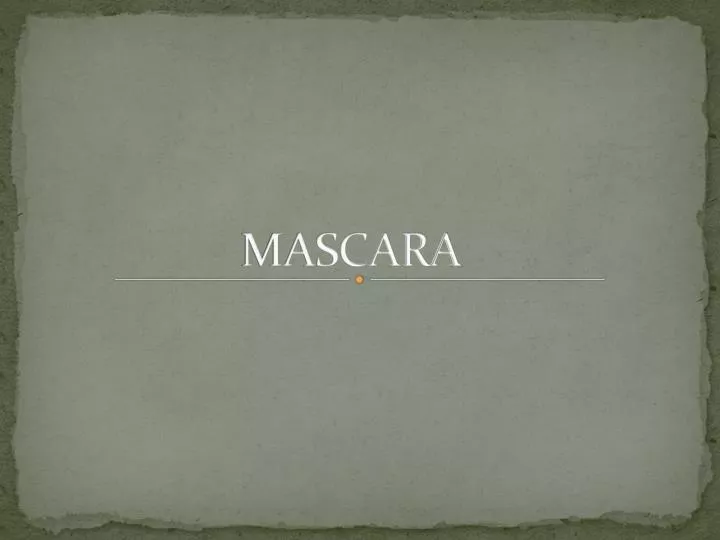 mascara