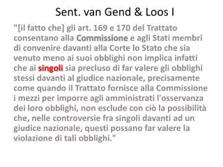 sent van gend loos i