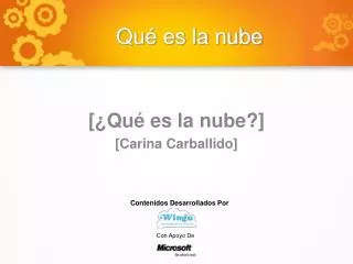 qu es la nube