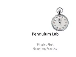 Pendulum Lab