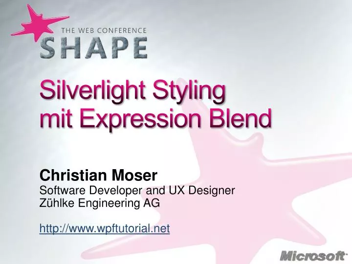 silverlight styling mit expression blend