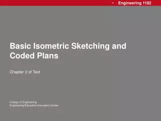 Basic Isometric Sketching and Coded Plans