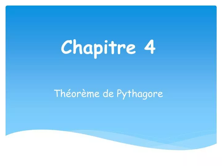 chapitre 4