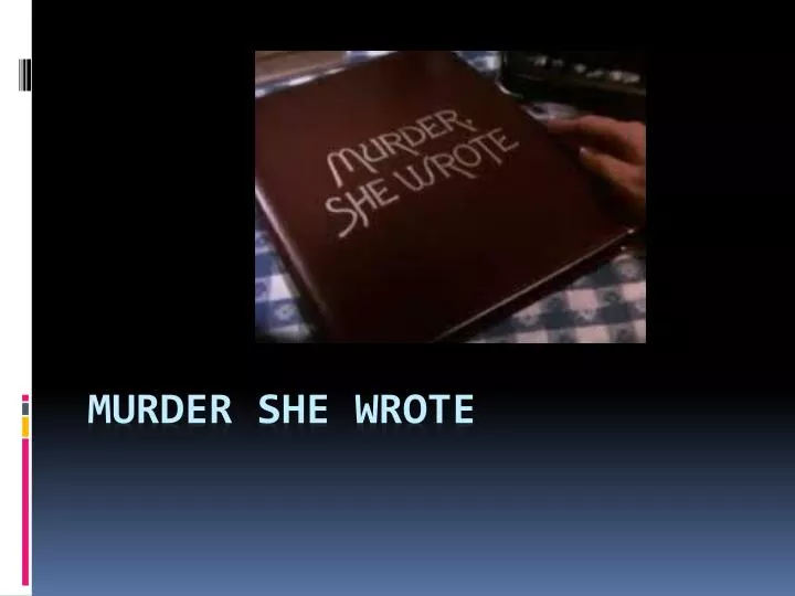 murder she wrote