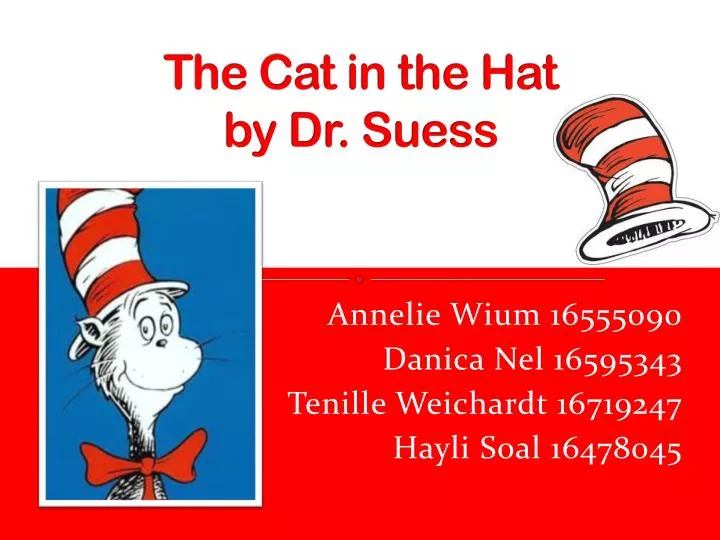 the cat in the hat by dr suess