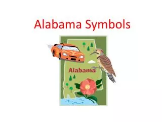 Alabama Symbols