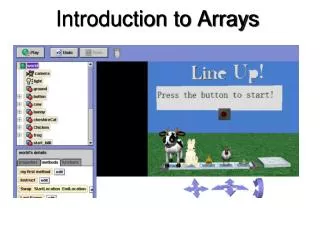 Introduction to Arrays