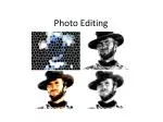 Photo Editing - slide 1