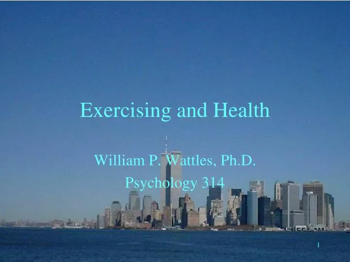 exercising and health